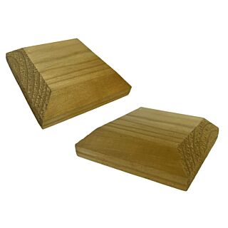 Tanalised Pyramid Newel Cap - 100 x 100 x 25mm