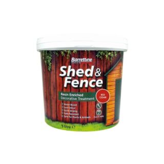 Barrettine Shed & Fence Cedar Red 5L Wood Treatment