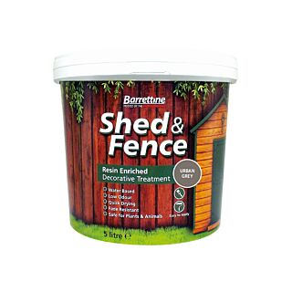 Barrettine Shed & Fence Urban Grey Barrettine 5L