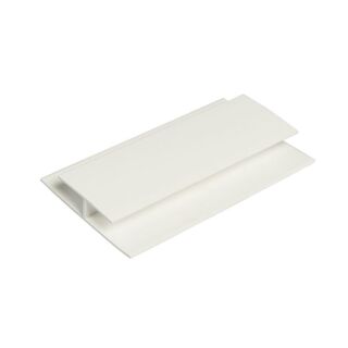 Summit White Hollow Soffit Joint Trim