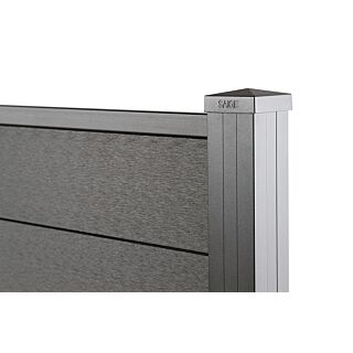 Saige Composite Fence Aluminium Top & Bottom Rail Kit