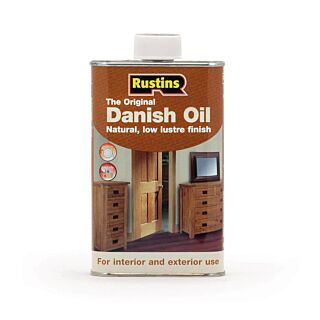 Rustins Original Danish Oil Wood Treatment 500ml