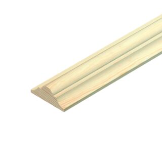Double Astragal Decorative Moulding 21 x 9 x 2400mm
