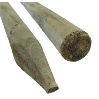 Fence Post Round & Pointed Green Treated 100mm Diam x 1800mm