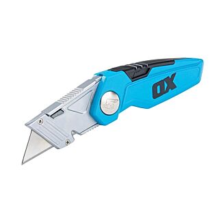 OX TOOLS P221301 Pro Fixed Blade Folding Utility Knife - Timber Supplies Online