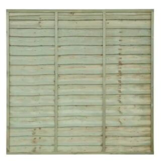 Grange Superior Lap Fence Panel Treated Green - 1.2m