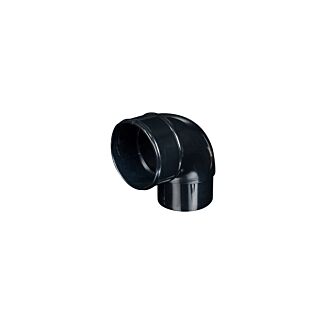 Kayflow Round Downpipe 92.5° Offset Bend Black