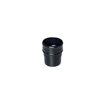Kayflow Round Downpipe Socket Black