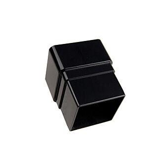 Kayflow Square Downpipe Socket Black