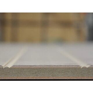 MDF 'Butt & Bead' Moisture Resistant 9 x 1220 x 3050mm (Approx 100mm Centres)
