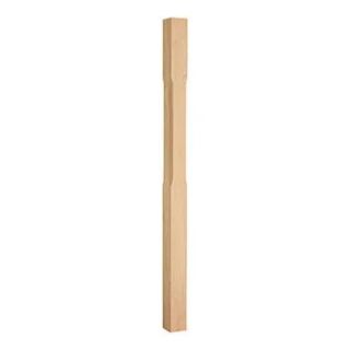 Oak Full Stop Chamfered Newel 91 x 91 x 1500mm
