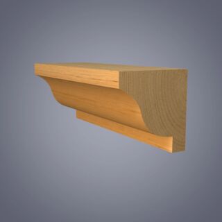 Redwood Panel Mould, Patt 34 - 50 x 50mm (44x44mm Fin Size)