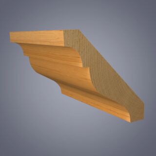 Redwood Cornice Decorative Moulding , Patt 51 25 x 125mm (21x107mm Fin size)