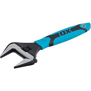 OX Tools P324610 Pro Adjustable Wrench Extra Wide Jaw 250mm/10