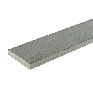 Composite Decking Board Anti-Slip Solid Rustic Grey 140x23mm 3.6m