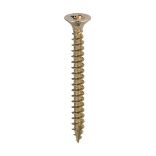 Timco Multi-Purpose Screws - Double Countersunk - Yellow 6.0 x 60mm