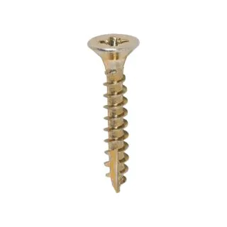 TIMCO Multi-purpose Screw - Zinc Yellow Passivated - Box 200 - 4.0 x 25mm
