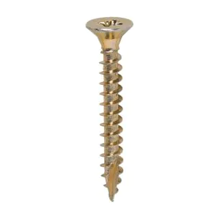 TIMCO Multi-purpose Screw - Zinc Yellow Passivated - Box 200 - 5.0 x 40mm