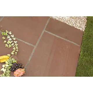 Denastone Calibrated Riven Natural Stone Paving Autumn