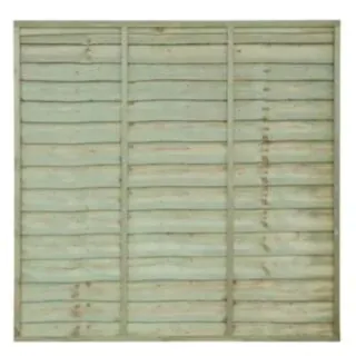 Grange Superior Lap Fence Panel Treated Green - 0.9m