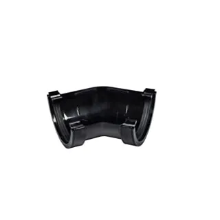 Kayflow Half Round Gutter 135° Angle Black