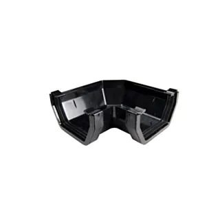 Kayflow Square Gutter 90° Angle Black