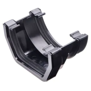 Kayflow Square - Half Round Gutter Adaptor Black