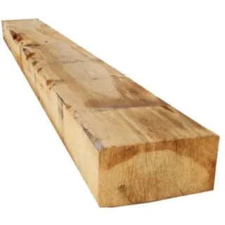 Treated Green Oak Railway Sleeper 100 x 200 x 2400mm