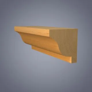 Redwood Panel Mould, Patt 34 - 50 x 50mm (44x44mm Fin Size)