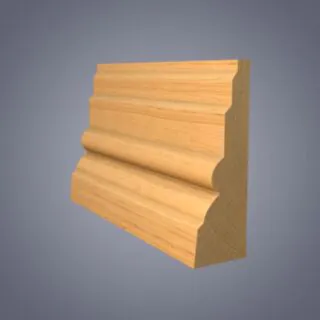 Redwood Door Architrave, Patt 62 25 x 75mm (21x69mm Fin size)