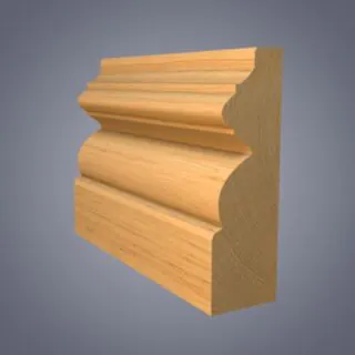 Redwood Door Architrave, Patt 63 25 x 75mm (21x69mm Fin size)