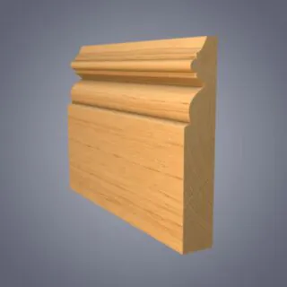 Redwood Skirting Board , Patt 63 25 x 125mm (21x119mm Fin size)
