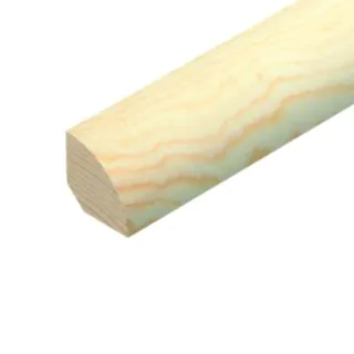 Oak Quadrant Decorative Moulding 21 x 21 x 2400mm