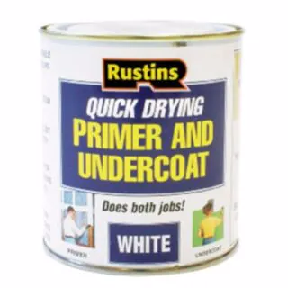 Rustins Exterior Quick Drying Primer & Undercoat White 2.5Ltr