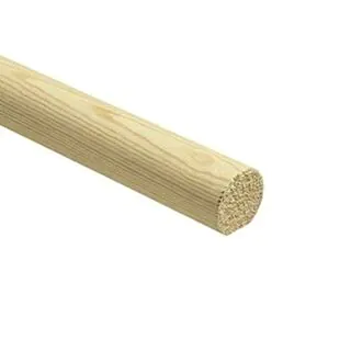 Redwood Mopstick Handrail - 50 x 50mm (44mm Diam)