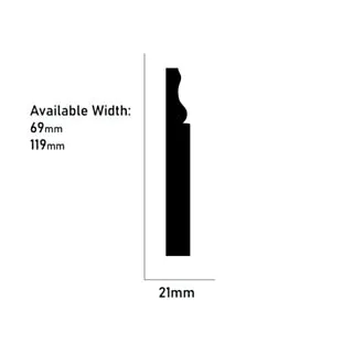 Redwood Regency Architrave 25 x 75mm (21 x 69mm Finish)