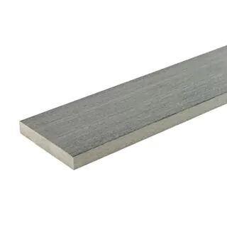 Composite Decking Board Anti-Slip Solid Rustic Grey 140x23mm 3.6m