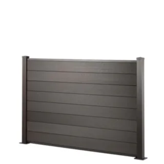 Saige Composite Fence Panel Charcoal 145 x 19.5mm 1.775m