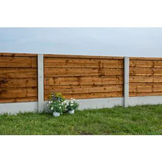Stablefold Fence Panel Heavey Duty Waney - (8mm) 1830 x 1830mm