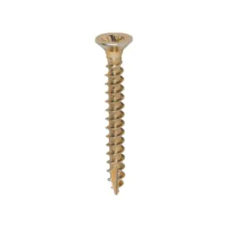 TIMCO Multi-purpose Screw - Zinc Yellow Passivated - Box 200 - 3.5 x 30mm