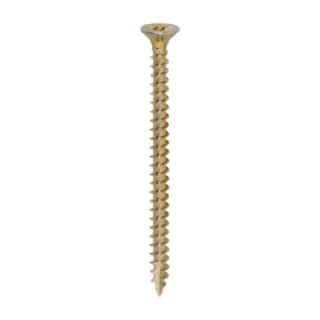 Timco Multi-Purpose Screws - Double Countersunk - Yellow 3.5 x 50mm