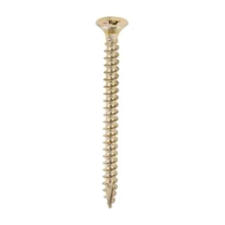 TIMCO Multi-purpose Screw - Zinc Yellow Passivated - Box 200 - 4.0 x 50mm