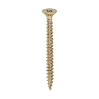TIMCO Multi-purpose Screw - Zinc Yellow Passivated - Box 200 - 4.5 x 50mm