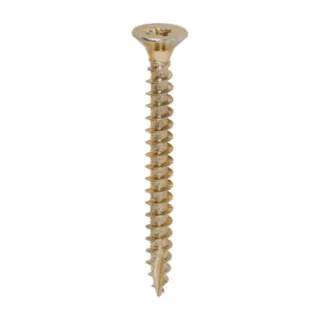 TIMCO Multi-purpose Screw - Zinc Yellow Passivated - Box 200 - 5.0 x 50mm