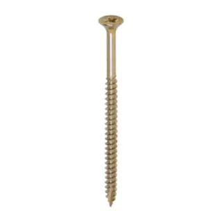 TIMCO Multi-purpose Screw - Zinc Yellow Passivated - Box 100 - 6.0 x 100mm